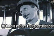 mi faccia vedere l'autocertificazione