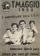 manifesto 1954 altro cgil