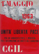 manifesto 1963 cgil