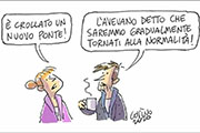 &Egrave; tornata la normalit&agrave;: crollano i ponti!